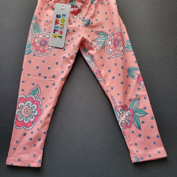 Dot Dot Smile 2T Leggings 3pc Bundle Stretch Elastic Waist NWT - Picture 2 of 4